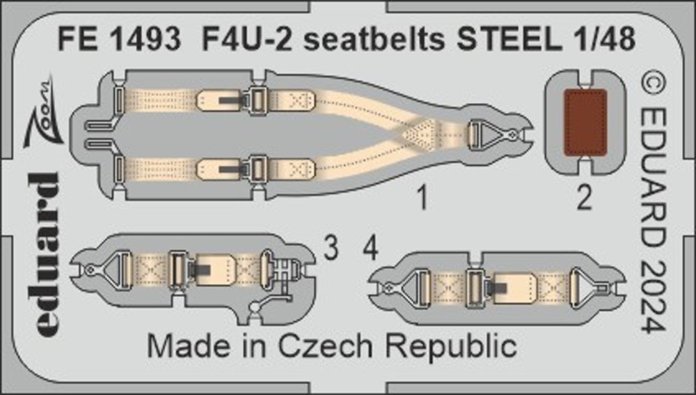 1/48 F4U-2 seatbelrs STEEL (H.B)