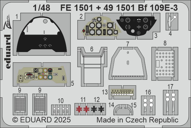 1/48 Bf 109E-3 (HOBBYB)