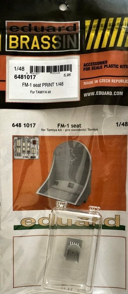 BRASSIN 1/48 FM-1 seat PRINT (TAM)