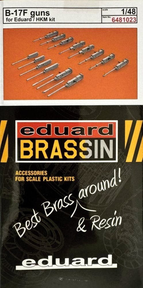 BRASSIN 1/48 B-17F guns (EDU)