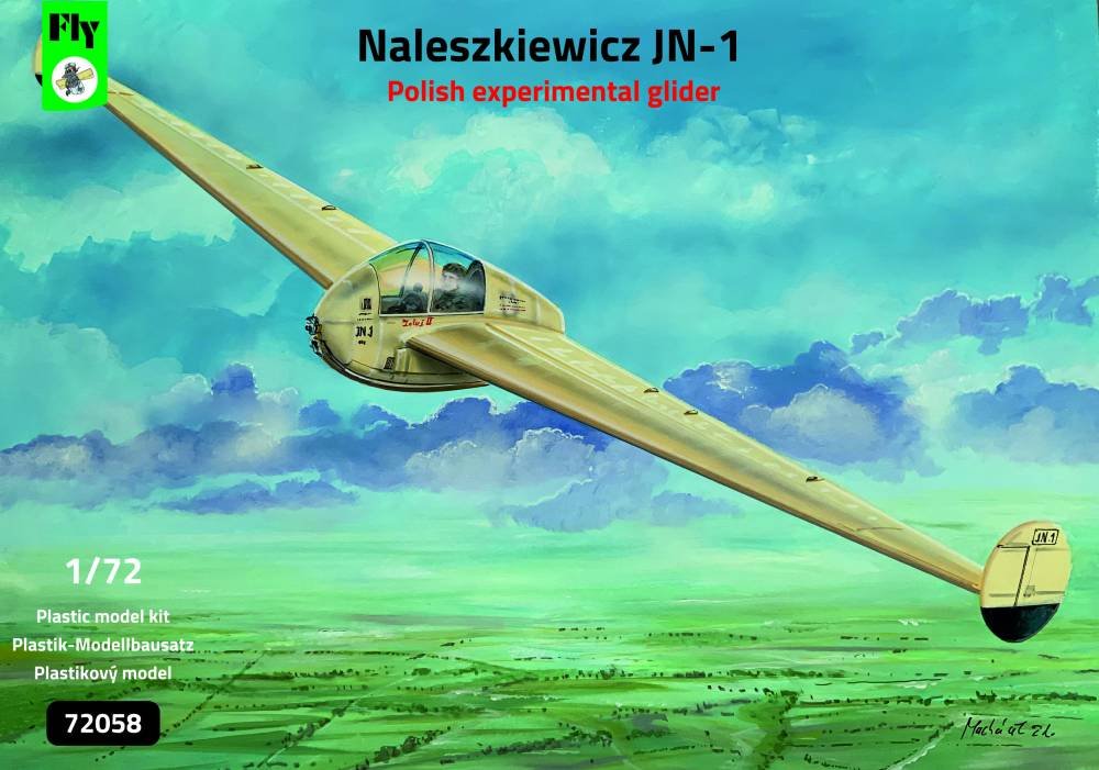 1/72 Naleszkiewicz JN-1 Polish glider (2x camo)