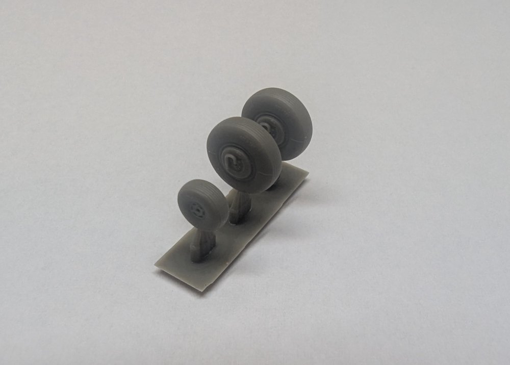 1/72 L-29 wheels (3D Print)