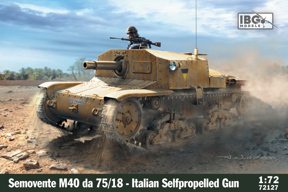 1/72 Semovente M40 da 75/18 - Italian 75mm SPG