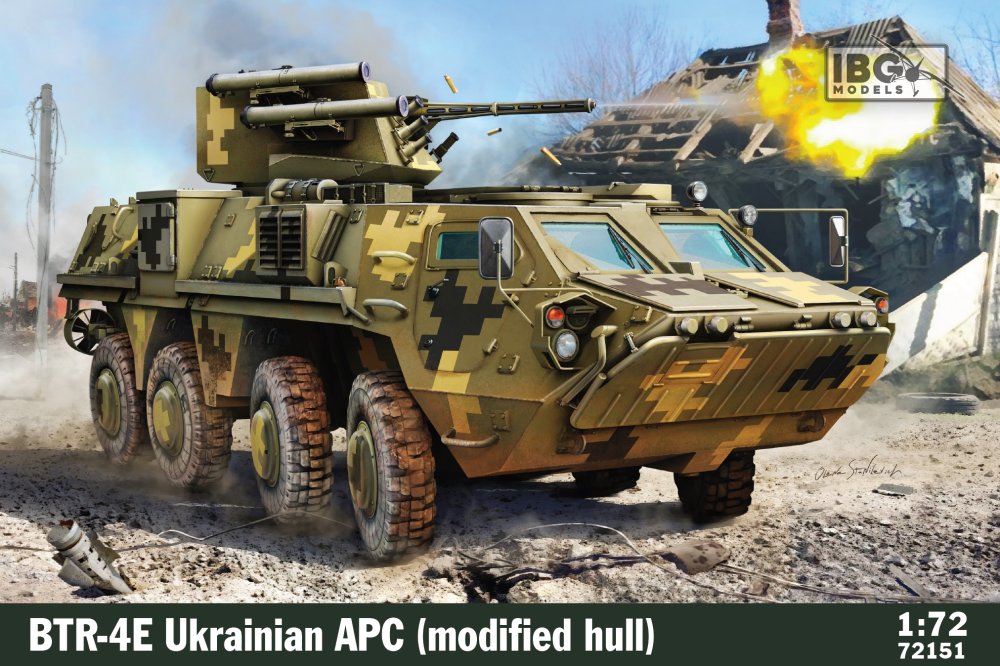 1/72 BTR-4E Ukrainian APC (Modified Hull)