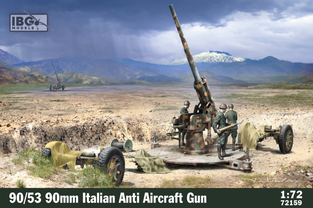 1/72 90/53 90 mm Italian Anti Aircraft Gun