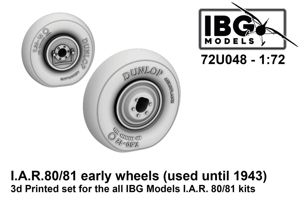 1/72 I.A.R. 80/81 Early - Wheels (before 1943)