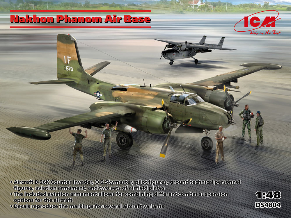 1/48 Nakhon Phanom Air Base (B-26K, O-2, 5 fig.)