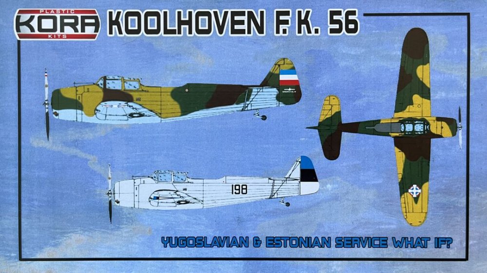 1/72 Koolhoven F.K. 56 Yugoslav.& Estonian Service