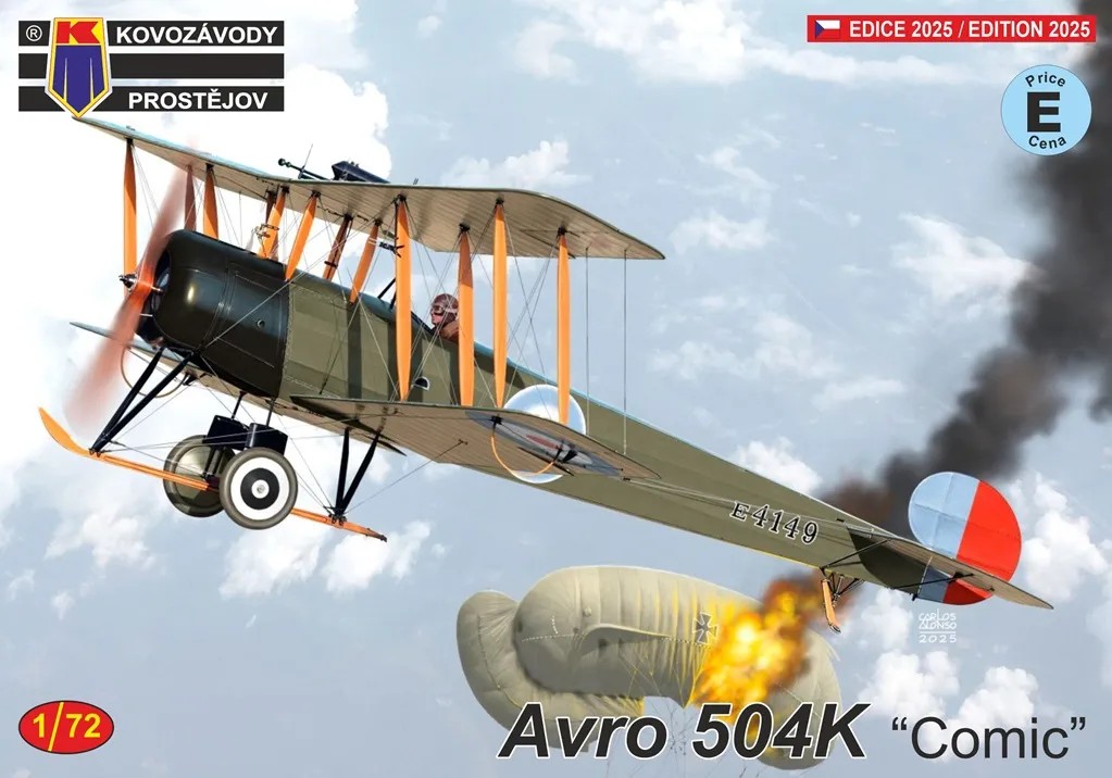 1/72 Avro 504K 'Comic' (3x camo)