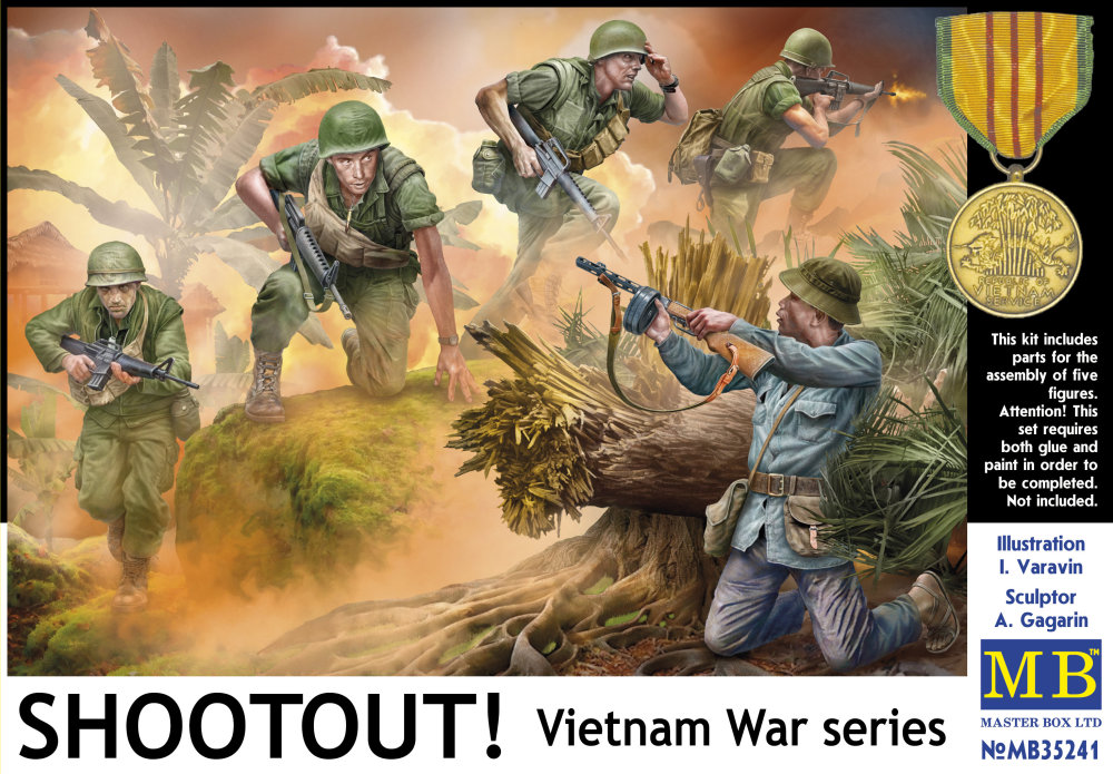 1/35 SHOOTOUT! Vietnam War series (5 fig.)