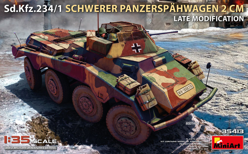 1/35 Sd.Kfz.234/1 Schwerer Panzerspähwagen Late