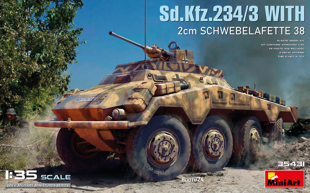 1/35 Sd.Kfz.234/3 with 2cm SCHWEBELAFETTE 38