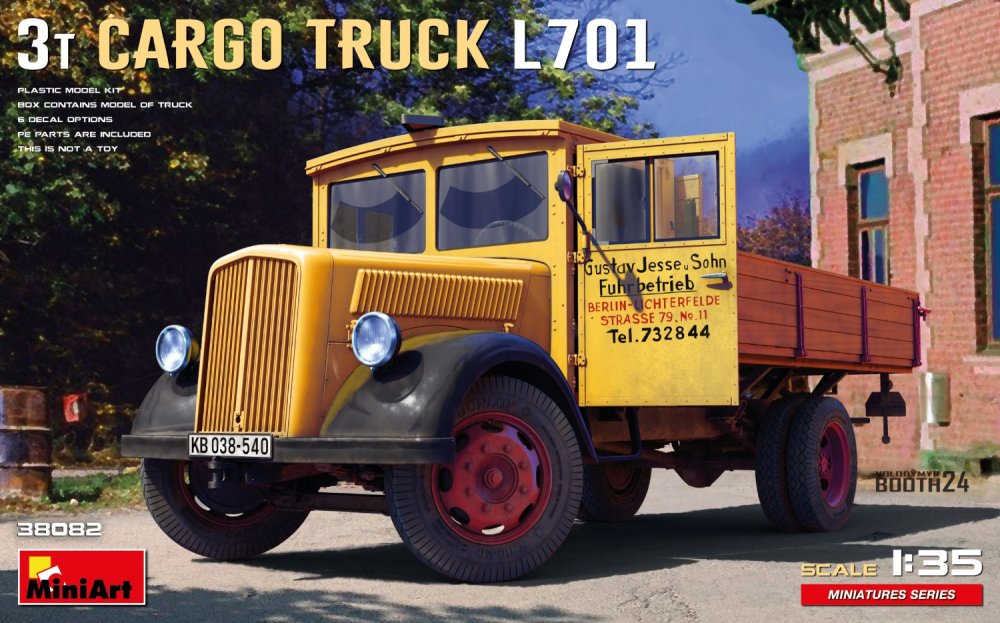 1/35 L701 3t Cargo Truck (6x camo)