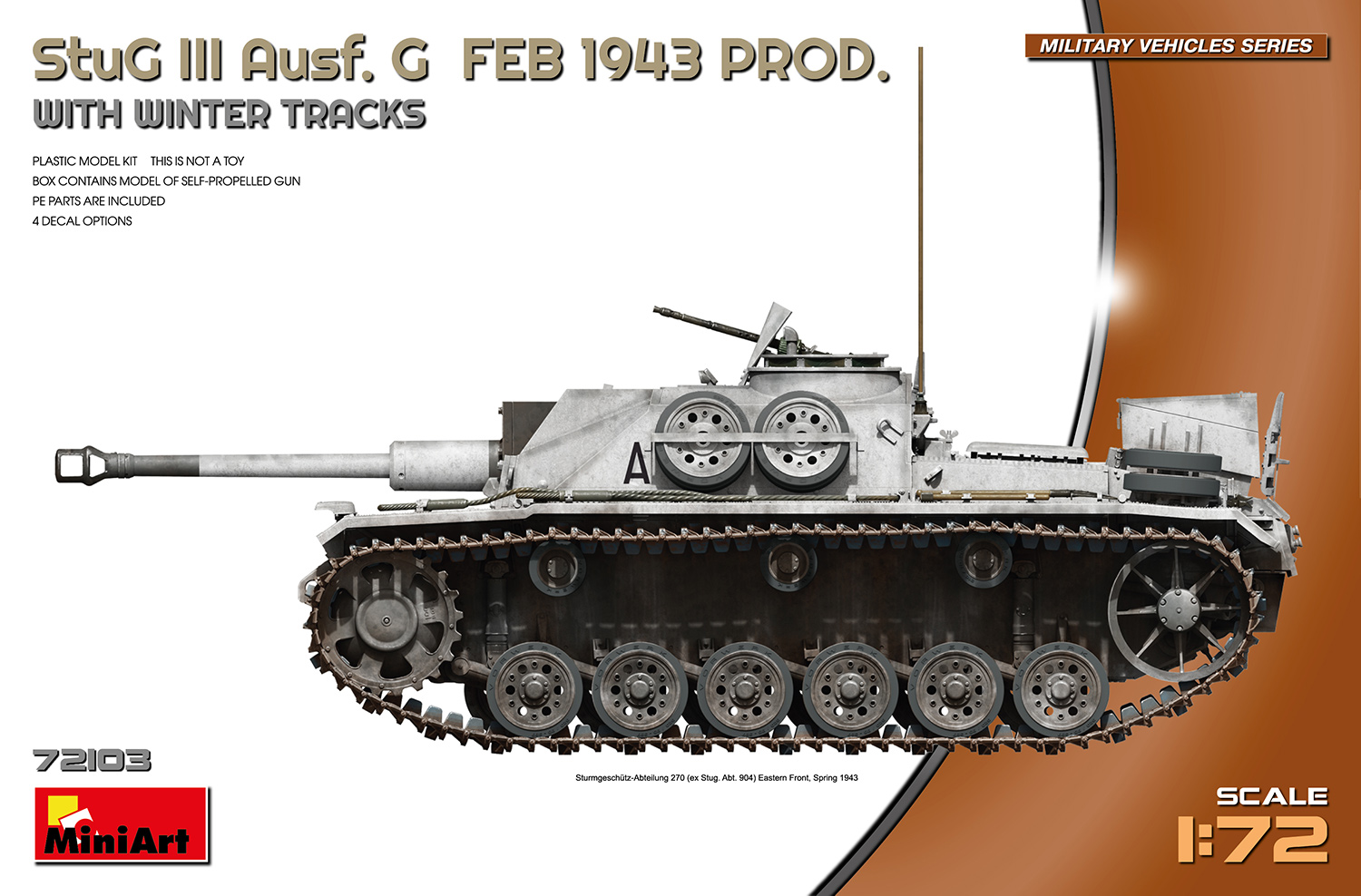 1/72 StuG III Ausf. G, Feb. 1943  w/ winter tracks