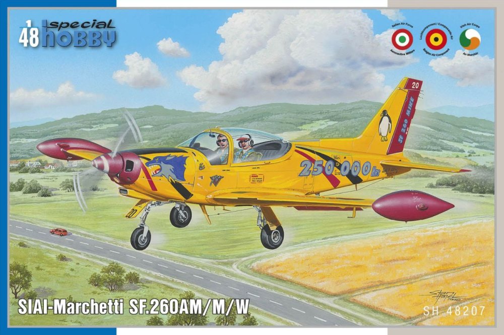 1/48 SIAI-Marchetti SF.260AM/M/W (3x camo)