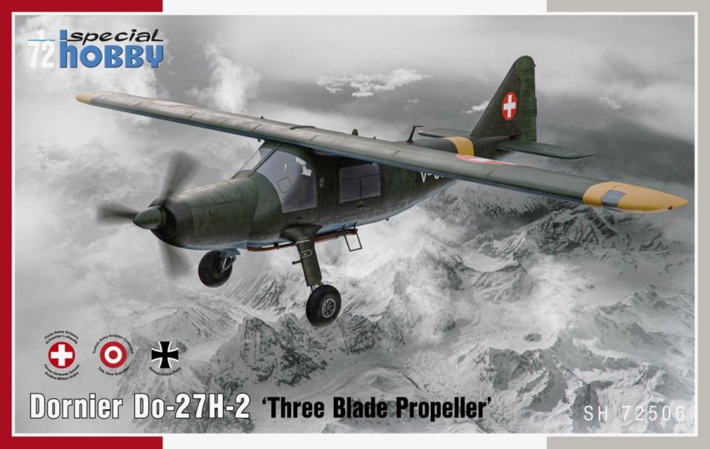 1/72 Dornier Do-27H-2 '3-Blade Propeller'(3x camo)