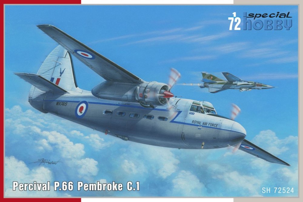 1/72 Percival P.66 Pembroke C.1 (4x camo)