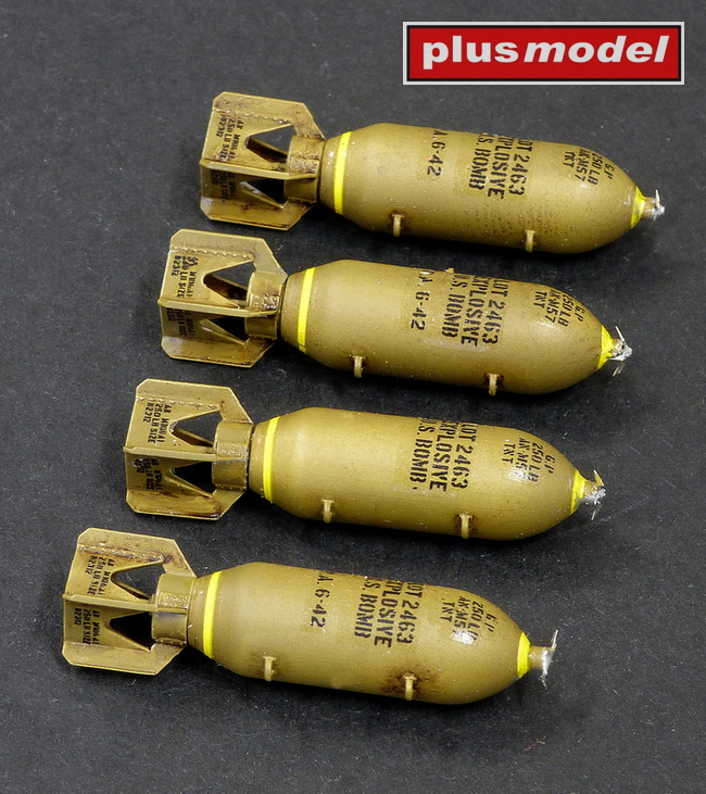 1/48 Bombs 250 Lb. (4 pcs.)