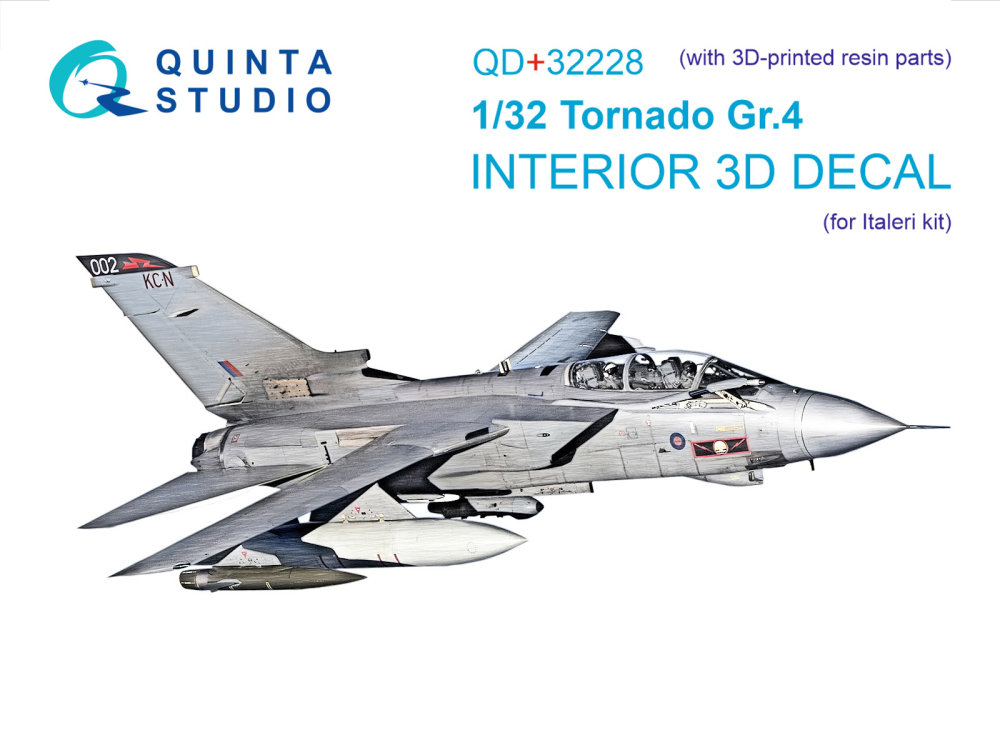 1/32 Tornado Gr.4 3D-Print.&col.Int.(ITA) w/ resin