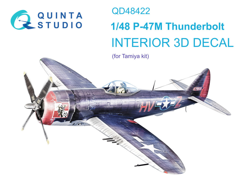 1/48 P-47M Thunderbolt 3D-Print.&col.Inter. (TAM)