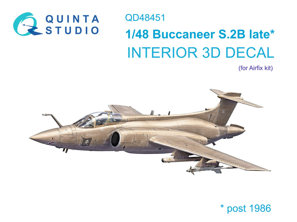 1/48 Buccaneer S.2B late 3D-Print.&col. Interior  