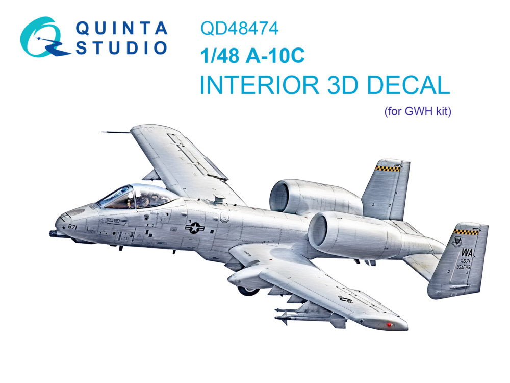 1/48 A-10C 3D-Print.&col. Interior (GWH)