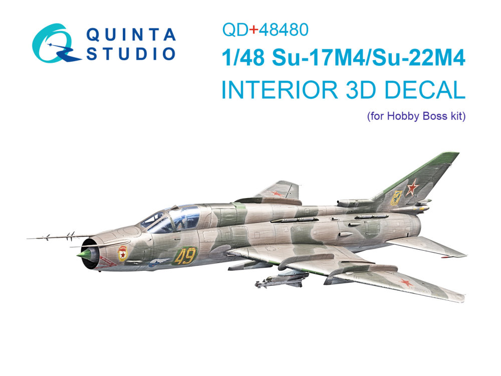 1/48 Su-17M4/Su-22M4 3D-Print.&col.Inter. (HOBBY)