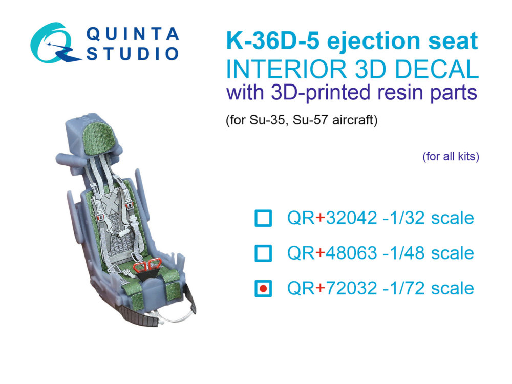 1/72 K-36D-5 ejection seat