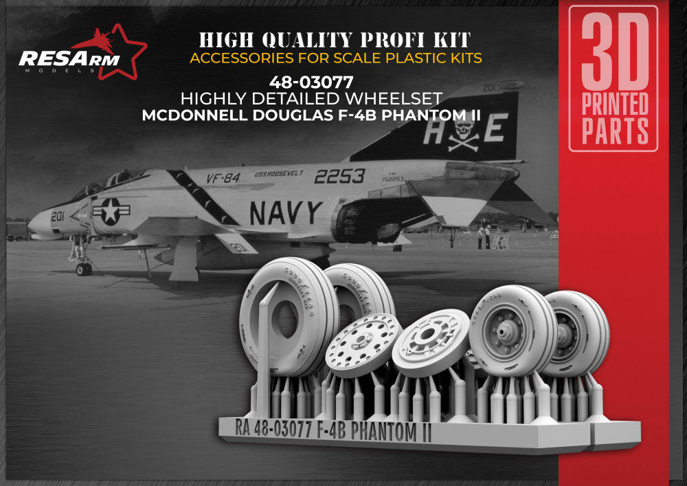 1/48 F-4B Phantom II wheels set