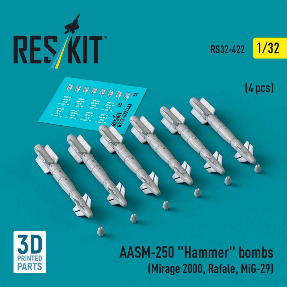 1/32 AASM-250 'Hammer' bombs (6 pcs.)