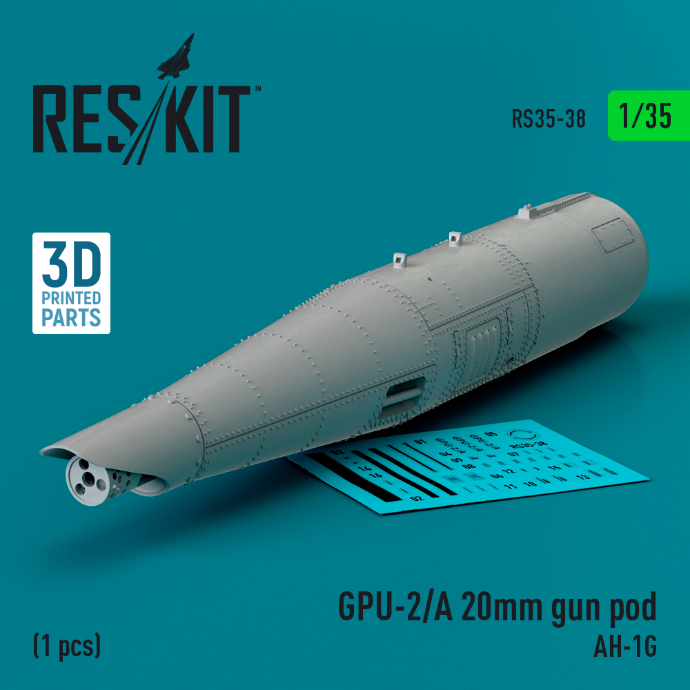 1/35 GPU-2/A 20mm gun pod (AH-1G)