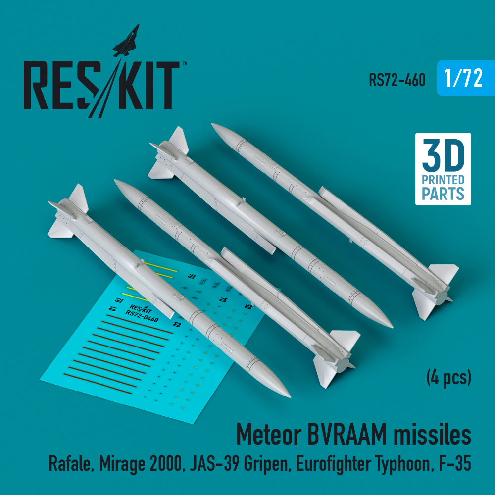 1/72 Meteor BVRAAM missiles (4 pcs.)