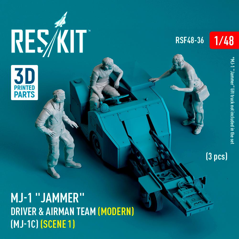 1/48 MJ-1 'Jammer' Driver&airman team - scene 1