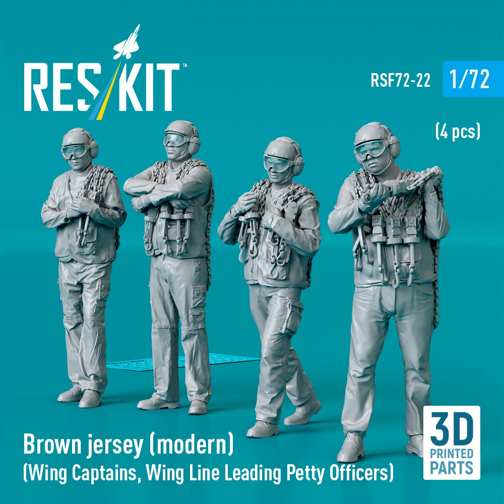 1/72 Brown jersey modern (4 fig.)