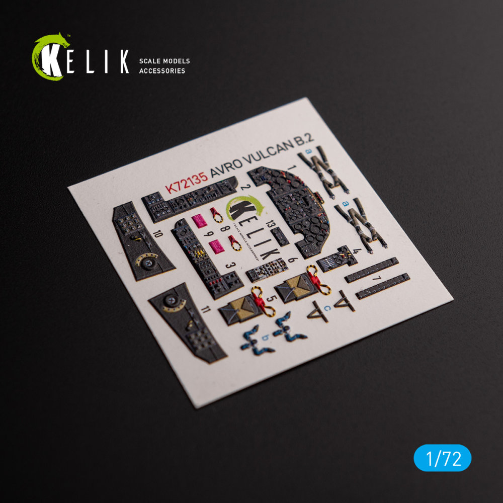 1/72 AVRO VULCAN B.2 Front cockpit inter.3D (AIRF)