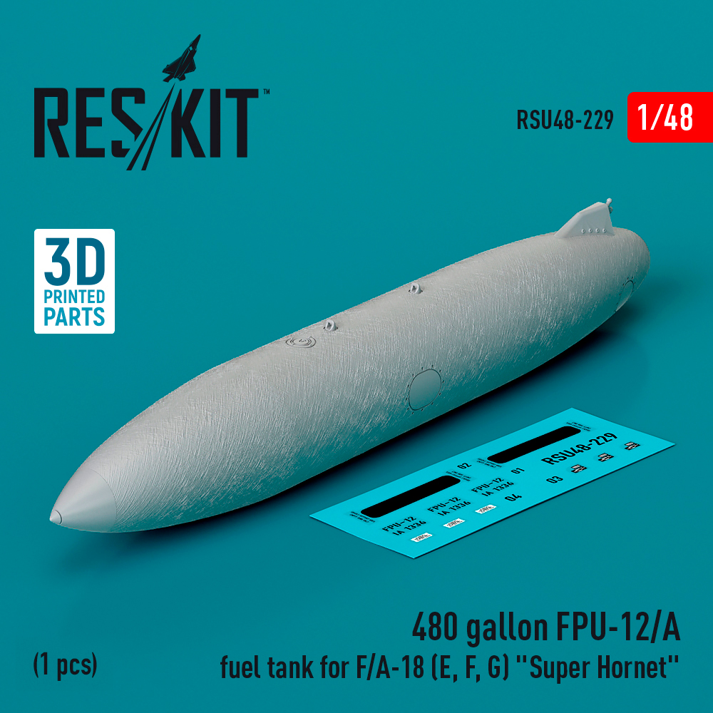 1/48 480 gallon FPU-12/A fuel tank F/A-18 S.Hornet