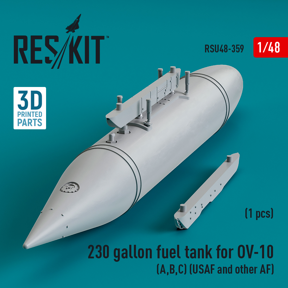 1/48 230 gallon centerline fuel tank for OV-10 (A,