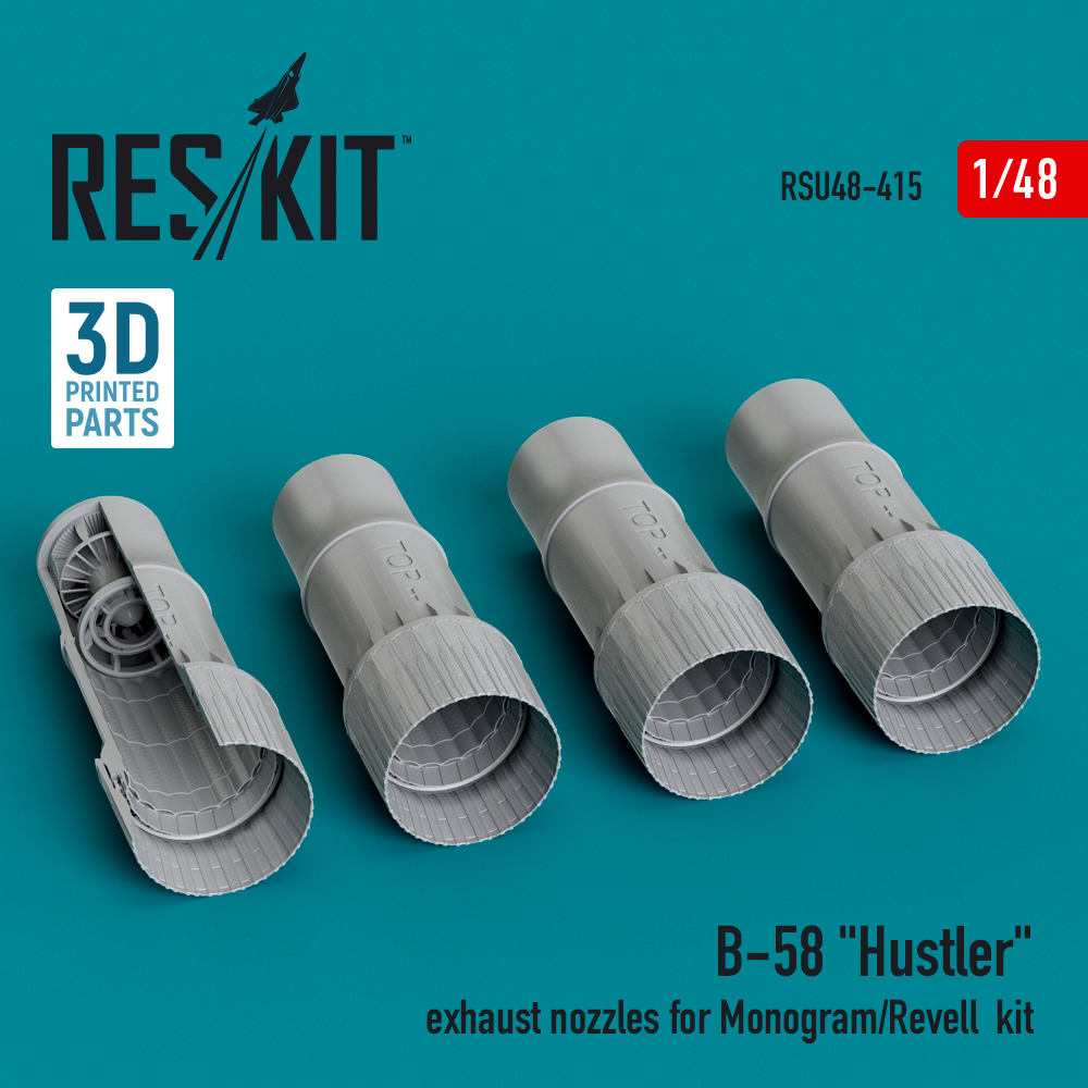 1/48 B-58 'Hustler' exhaust nozzles (MONO/REV)