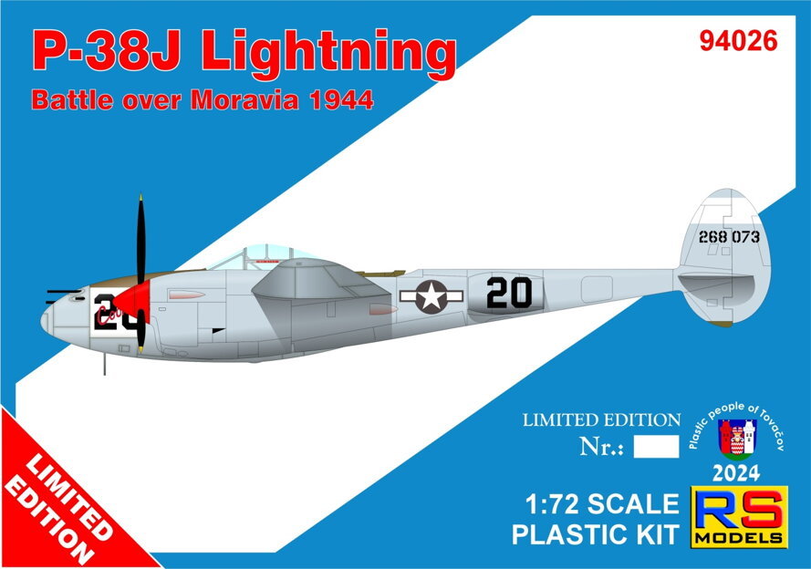 1/72 Lockheed P-38J Lightning Battle Moravia 1944