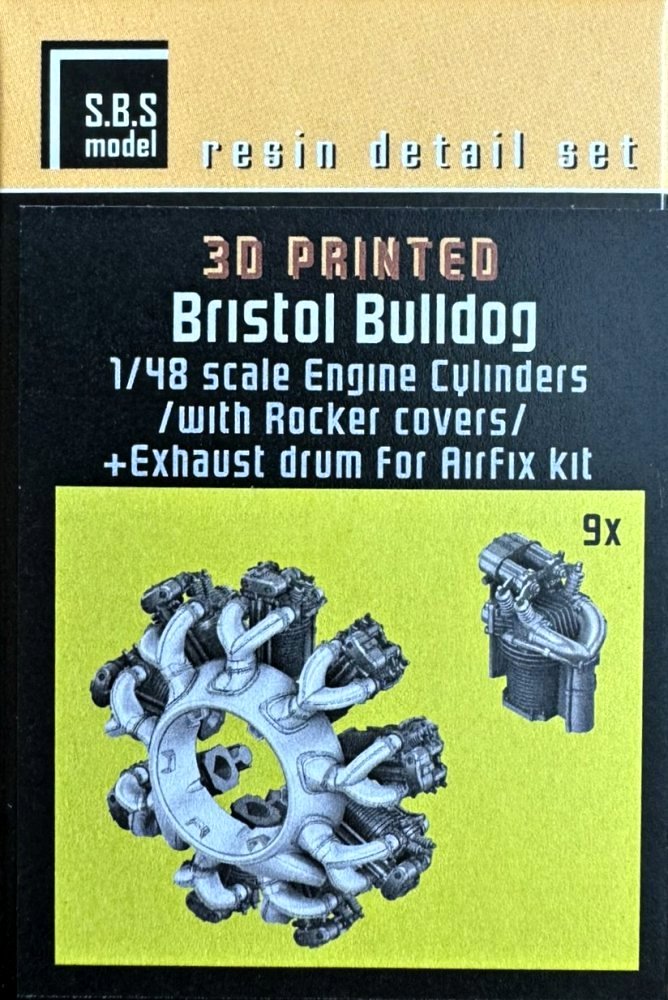 1/48 Bristol Bulldog Eng.cylinders w/ Rocket cov.